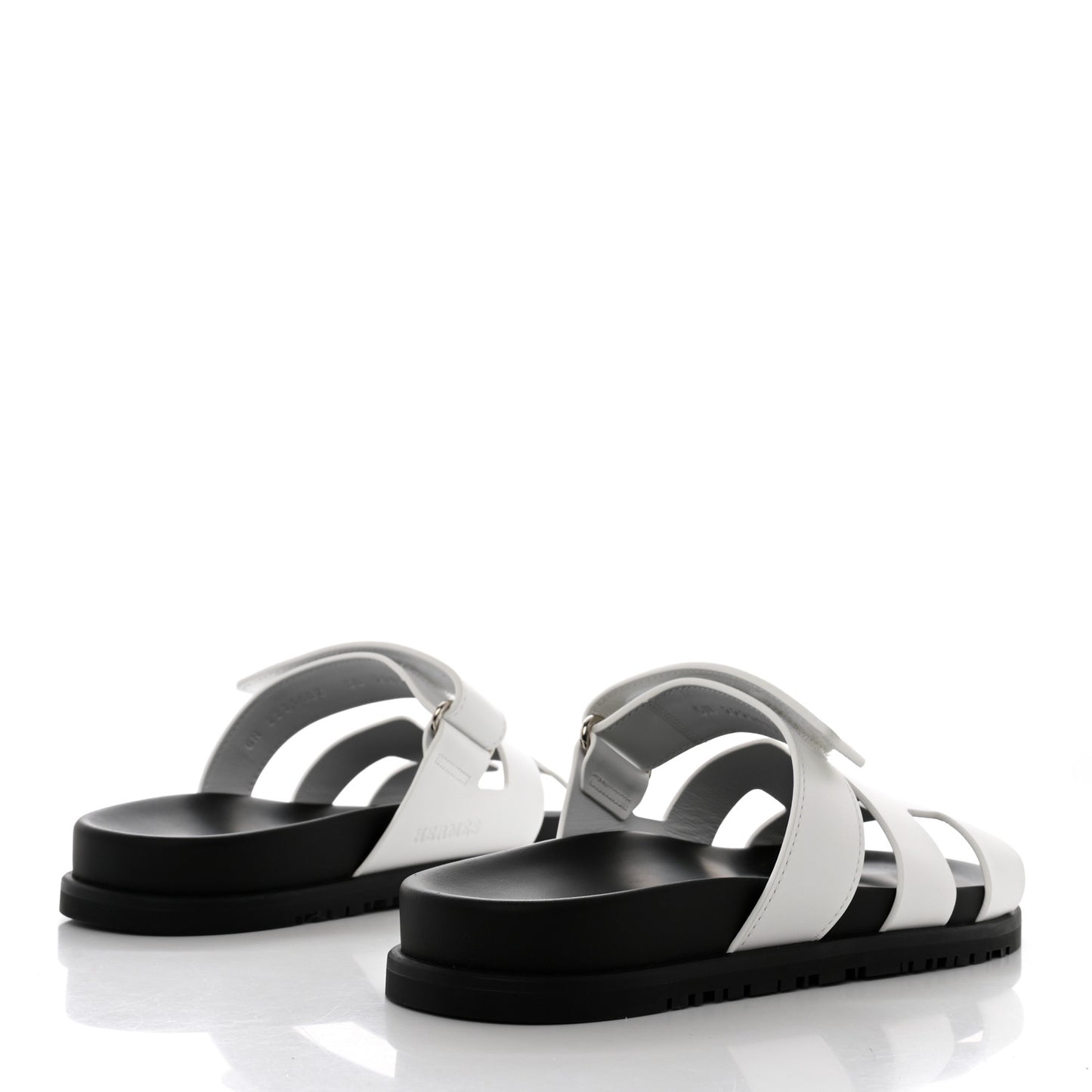 Calfskin Womens Chypre Sandals 38 White