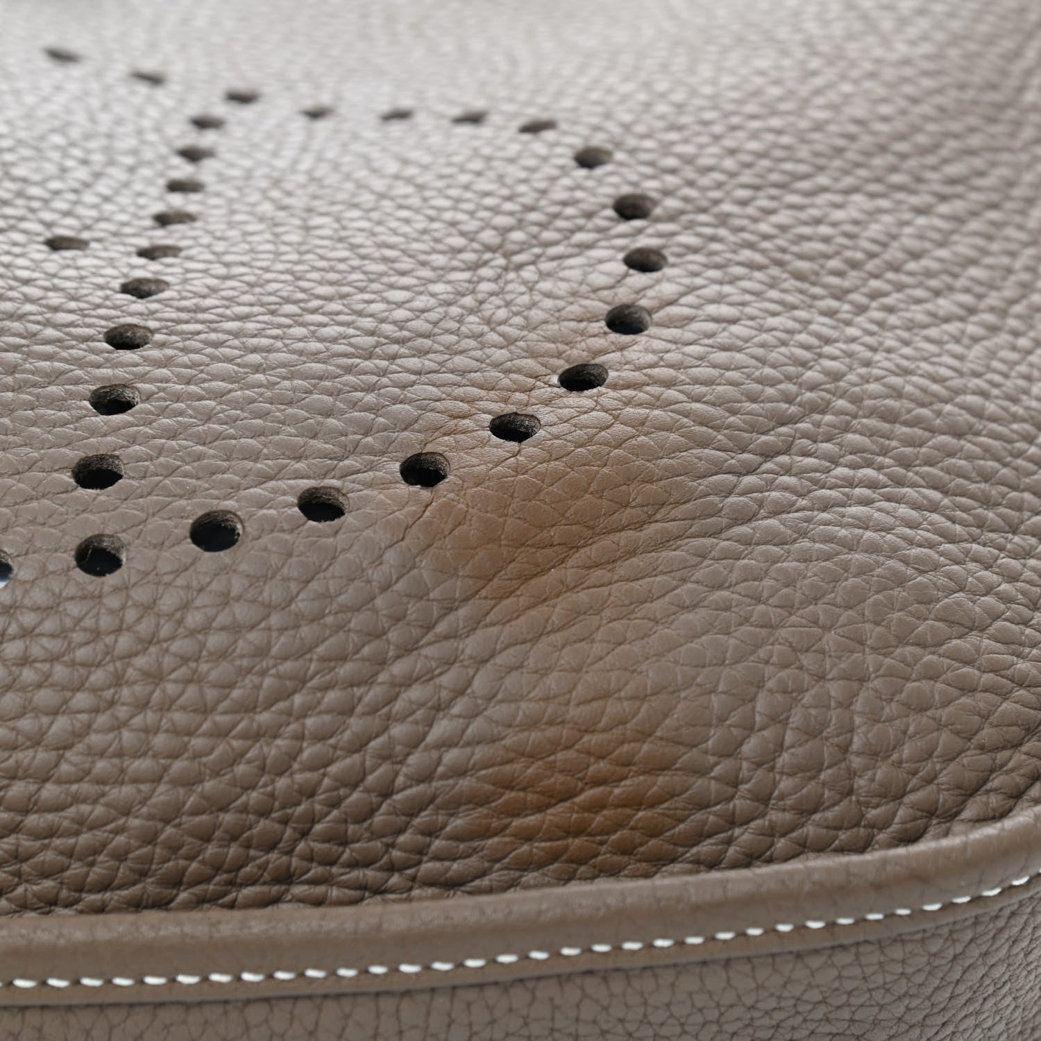 Hermes Taurillon Clemence Evelyne III PM Etoupe 12 of 12