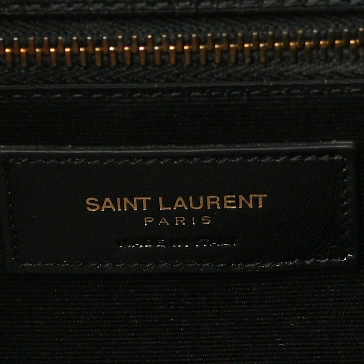 Saint Laurent Smooth Calfskin Matelasse Chevron Large Monogram Satchel Red 6 of 12
