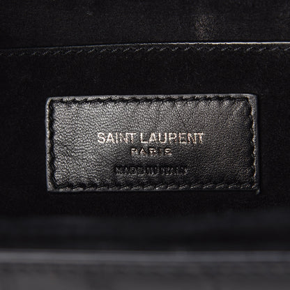 Saint Laurent Shiny Soft Calfskin Anguille Medium Bellechasse Black 6 of 10