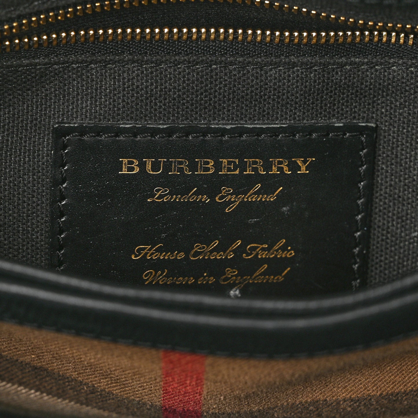 Derby Calfskin House Check Small Camberley Black