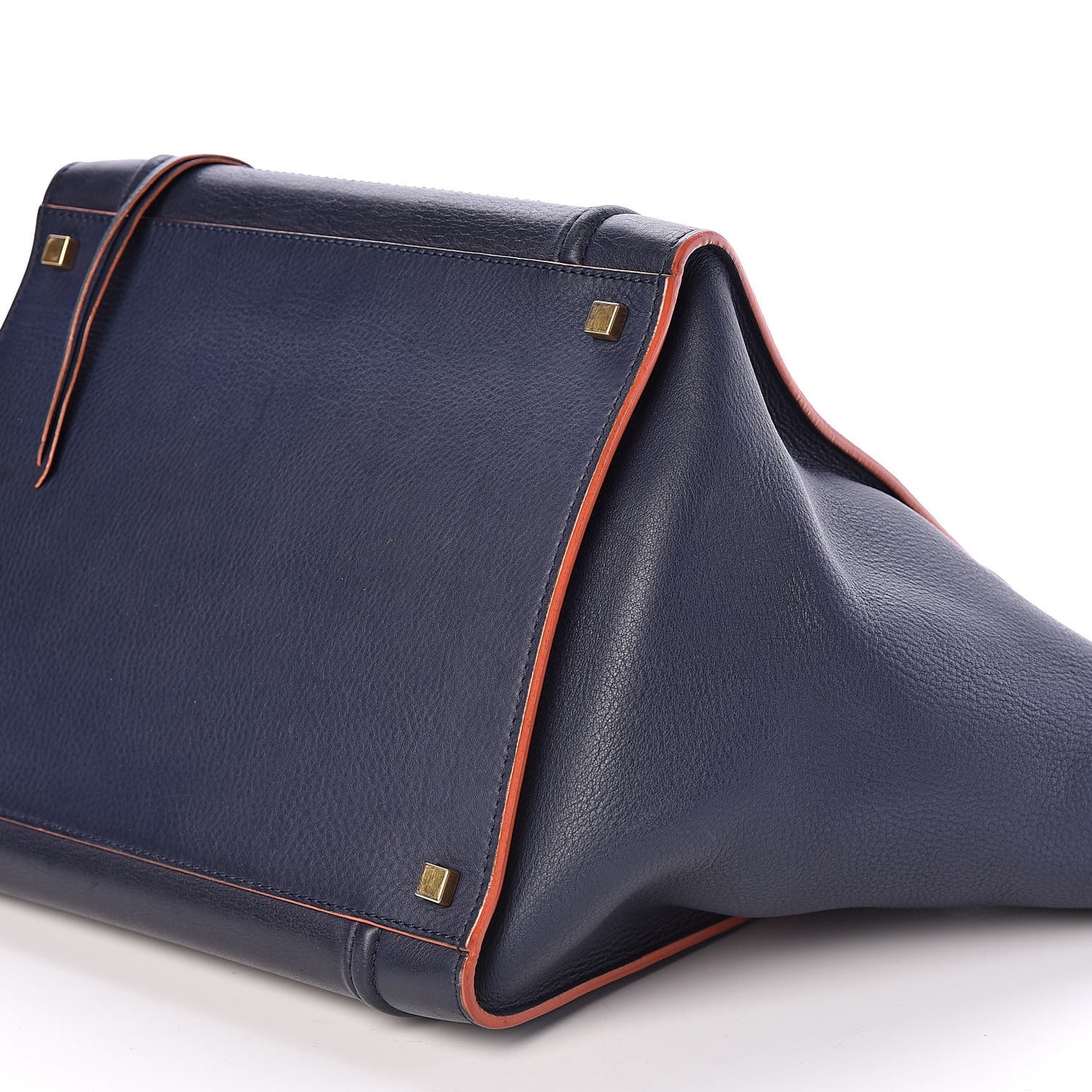 Baby Grained Calfskin Medium Phantom Luggage Midnight