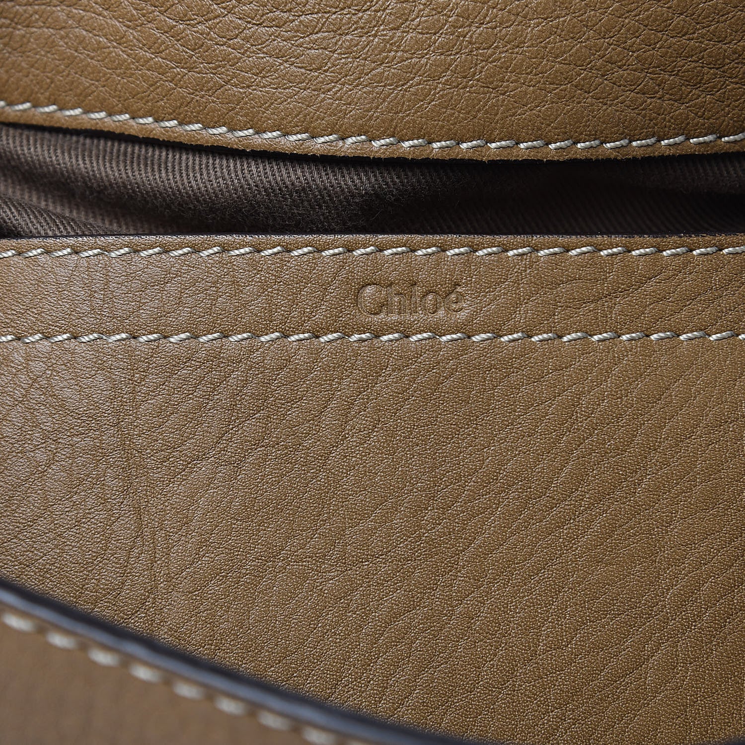 Chloe Calfskin Medium Marcie Round Crossbody Bag Nut 6 of 12