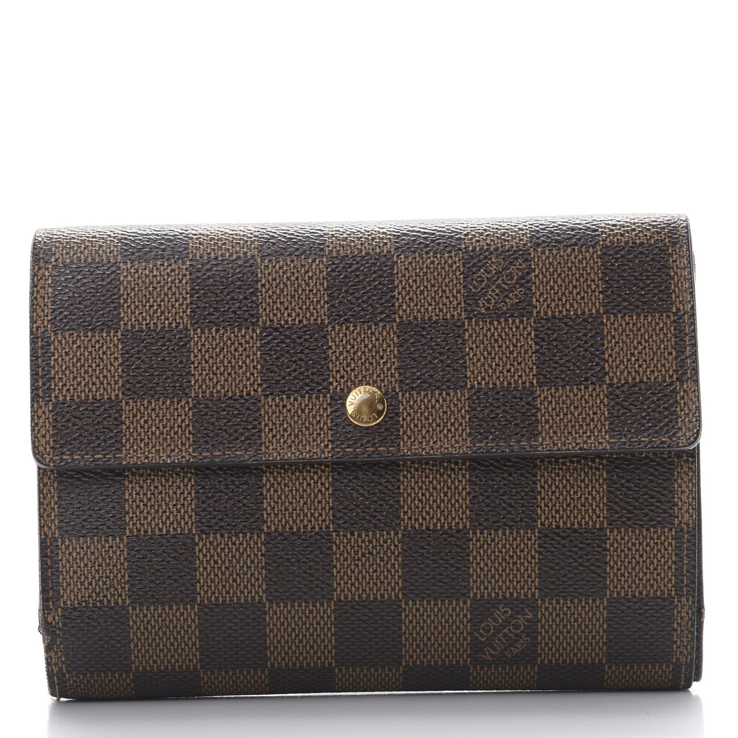 Damier Ebene Porte Tresor Etui Papier Wallet