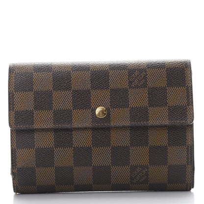 Louis Vuitton Damier Ebene Porte Tresor Etui Papier Wallet 3 of 19