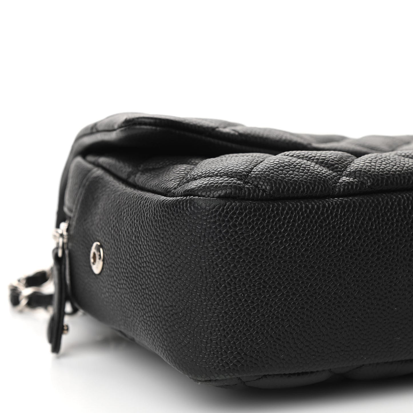 Caviar Quilted Jumbo Easy Flap Black