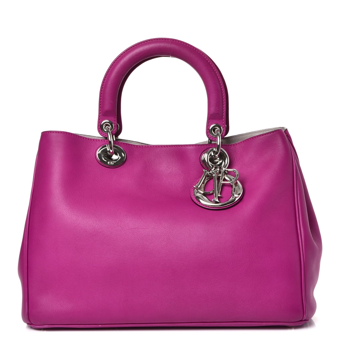 Calfskin Medium Diorissimo Bag Rose Sorbet