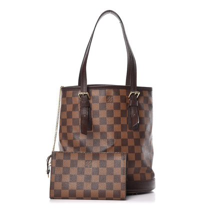 Louis Vuitton Damier Ebene Marais Bucket 23 1 of 15