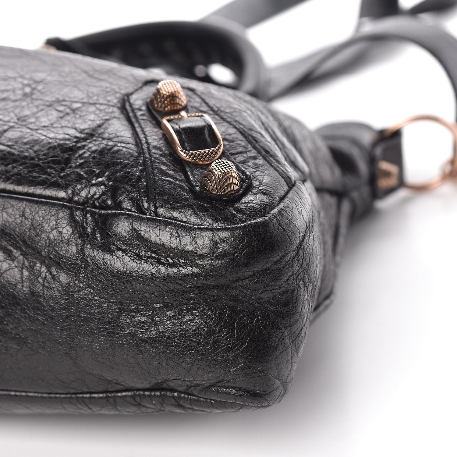 Balenciaga Agneau Giant 12 Rose Gold Hardware Town Black 10 of 11