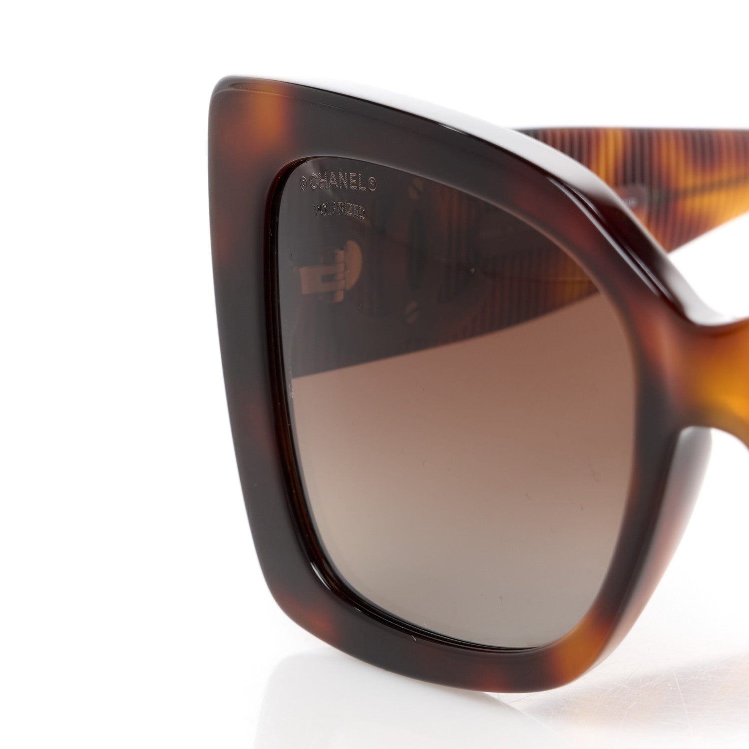 Chanel Square Polarized CC Sunglasses 5494 Tortoise Brown 7 of 8