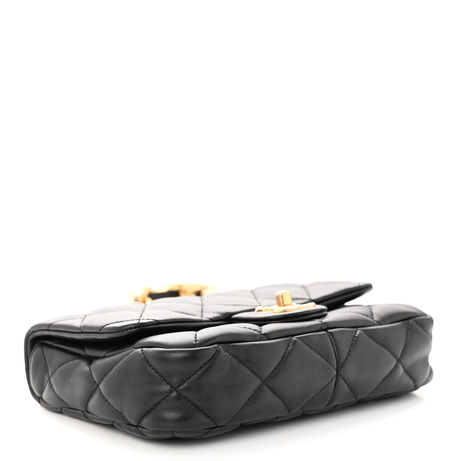Chanel Lambskin Quilted Small Funky Town Flap Black 4 of 10