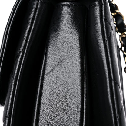 Chanel Lambskin Quilted Small Trendy CC Dual Handle Flap Bag Black 14 of 15