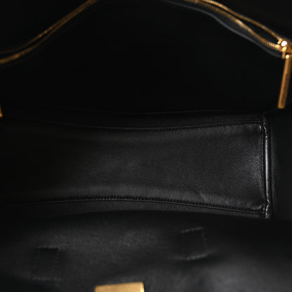 Balenciaga Smooth Calfskin Small Bel Air Carry All Bag Black 4 of 8