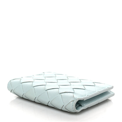 Bottega Veneta Nappa Intrecciato Bifold Zip Wallet Teal Washed 7 of 7
