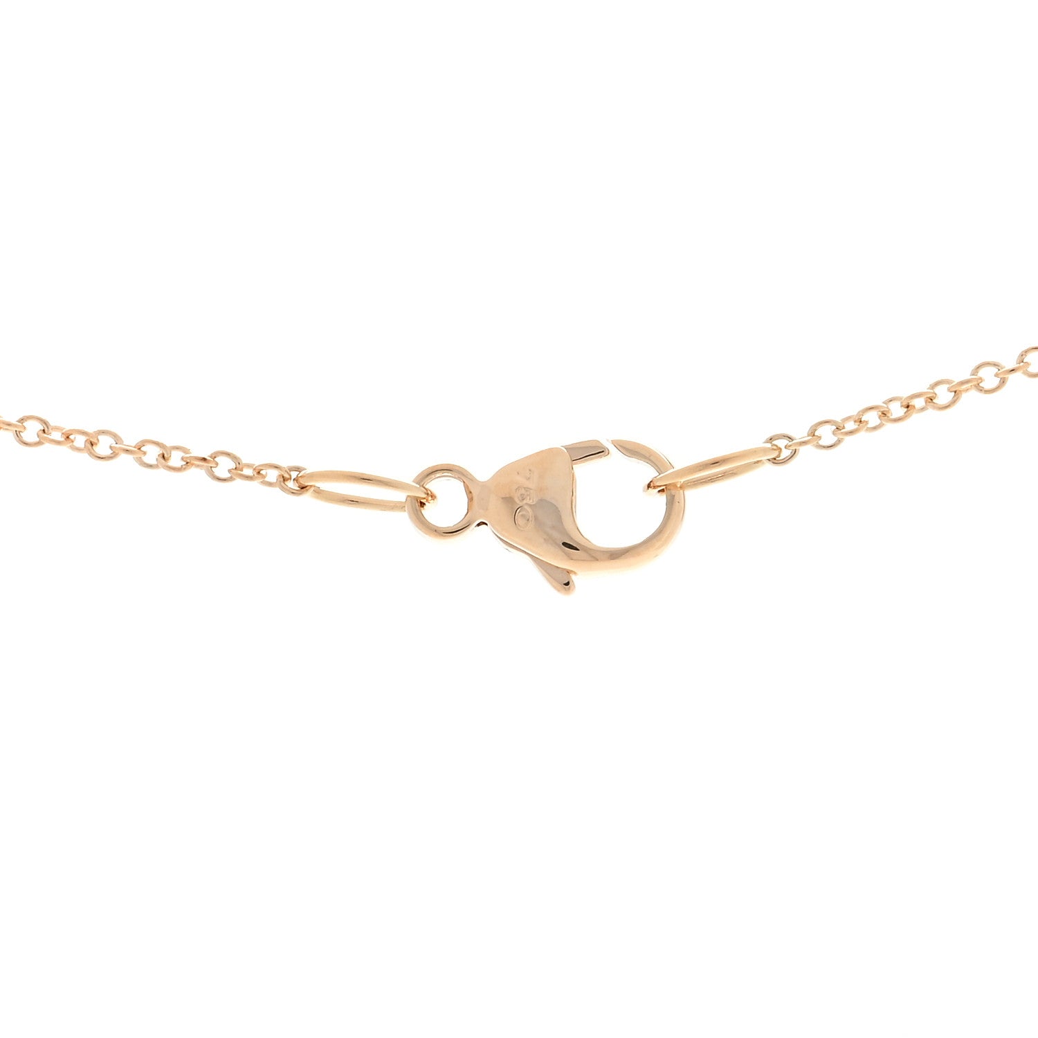 David Yurman 18K Rose Gold Diamond Morganite 7mm Petite Chatelaine Pendant Necklace 4 of 4