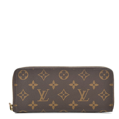 Louis Vuitton Monogram Clemence Wallet Rose Ballerine 1 of 9