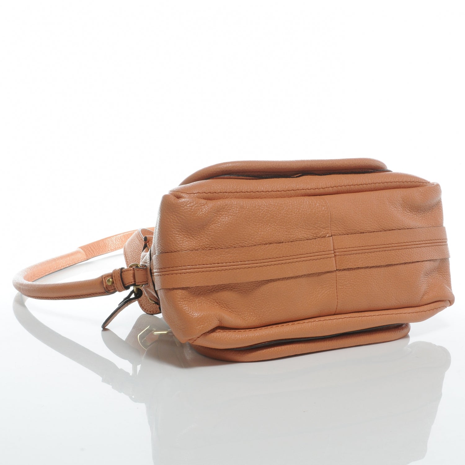 Chloe Leather Small Paraty Tote Salmon 4 of 8