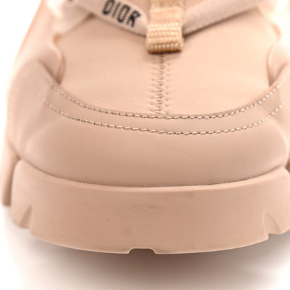 Christian Dior Neoprene Rubber Womens D-Connect Sneakers 36 Nude 13 of 15