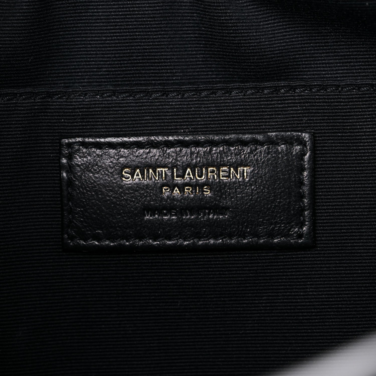 Saint Laurent Calfskin Matelasse Monogram Lou Camera Bag Black 6 of 11