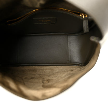 Saint Laurent Smooth Calfskin Small Le 5 A 7 Soft Hobo Light Musk 5 of 10