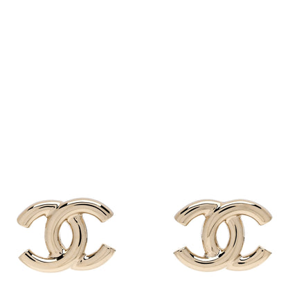 Chanel Metal CC Earrings Gold 1 of 5