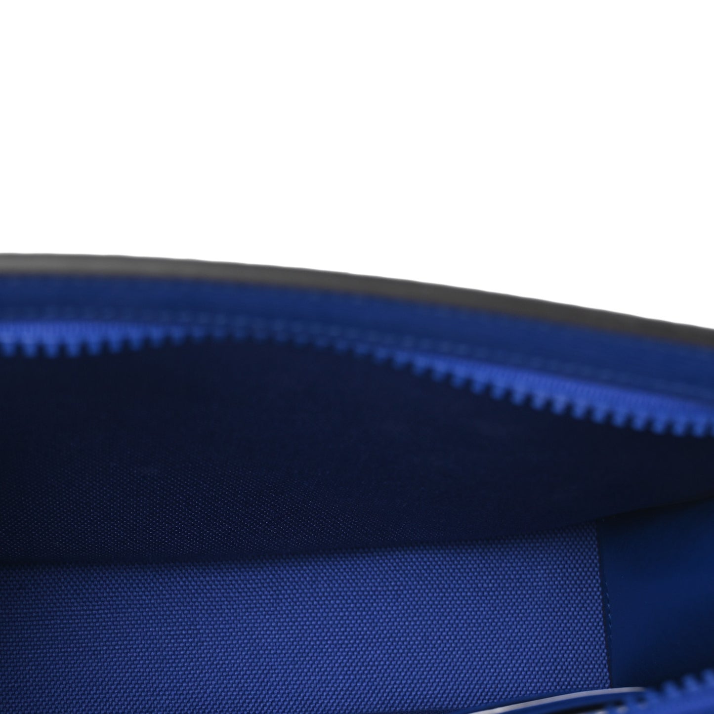 New Shanghai Calfskin Interlocking G Logo Wristlet Pouch Cobalt Blue Orange