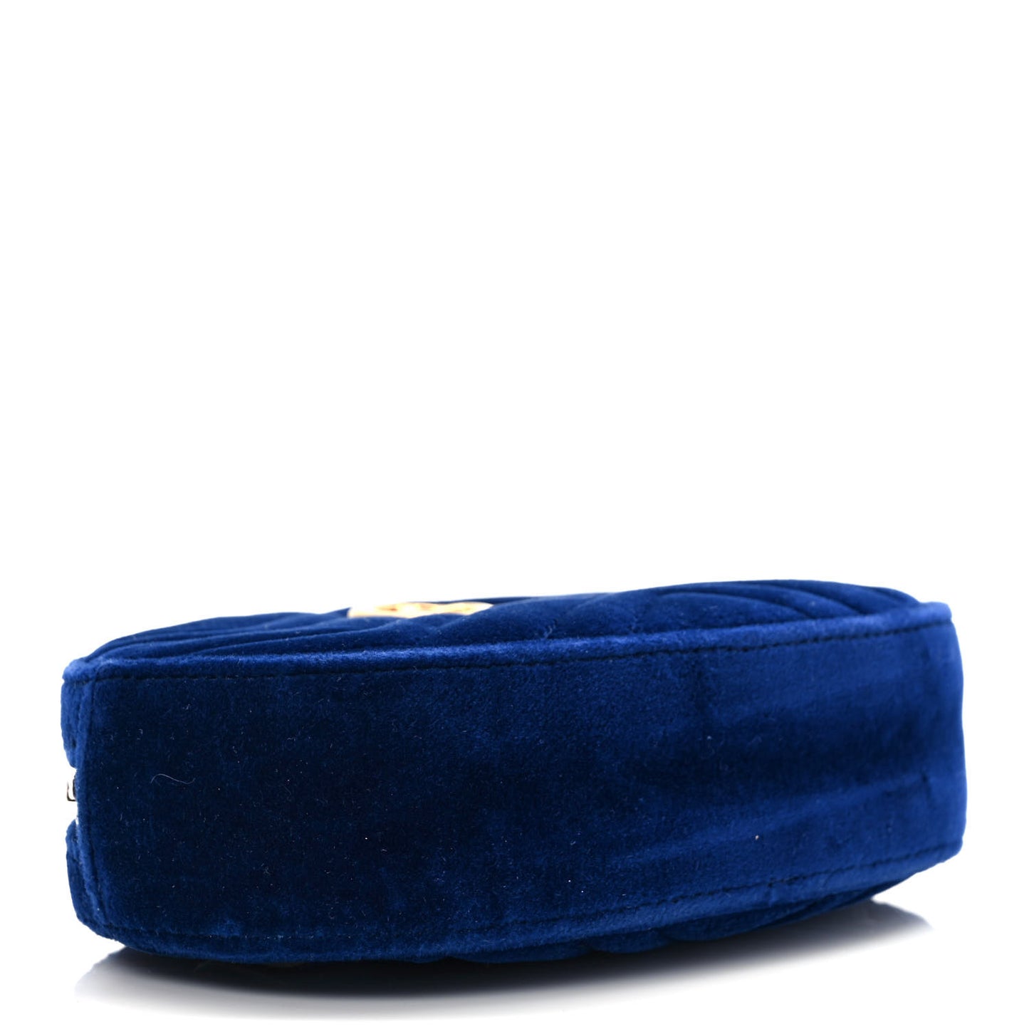 Velvet Matelasse GG Marmont Belt Bag 65 26 Cobalt Blue