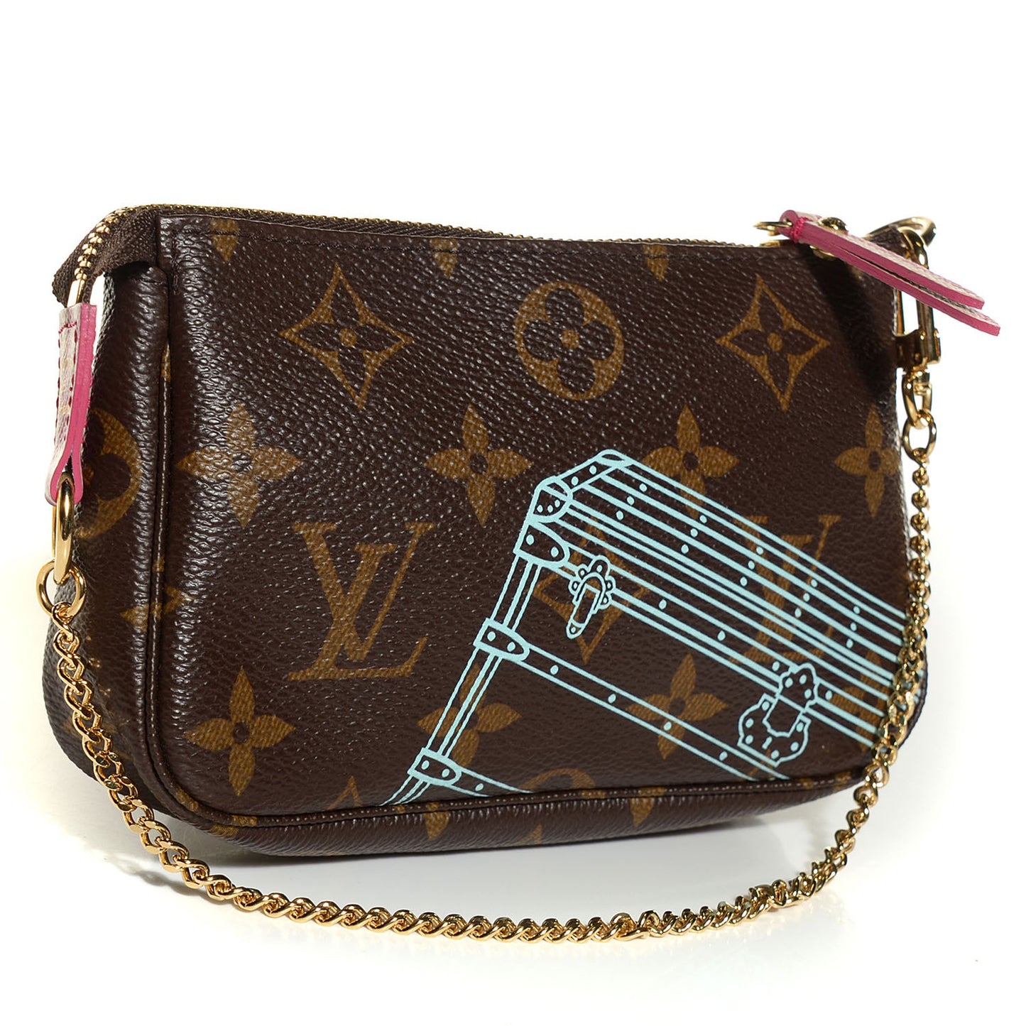 Monogram 2014 Christmas Animation Mini Pochette Accessories