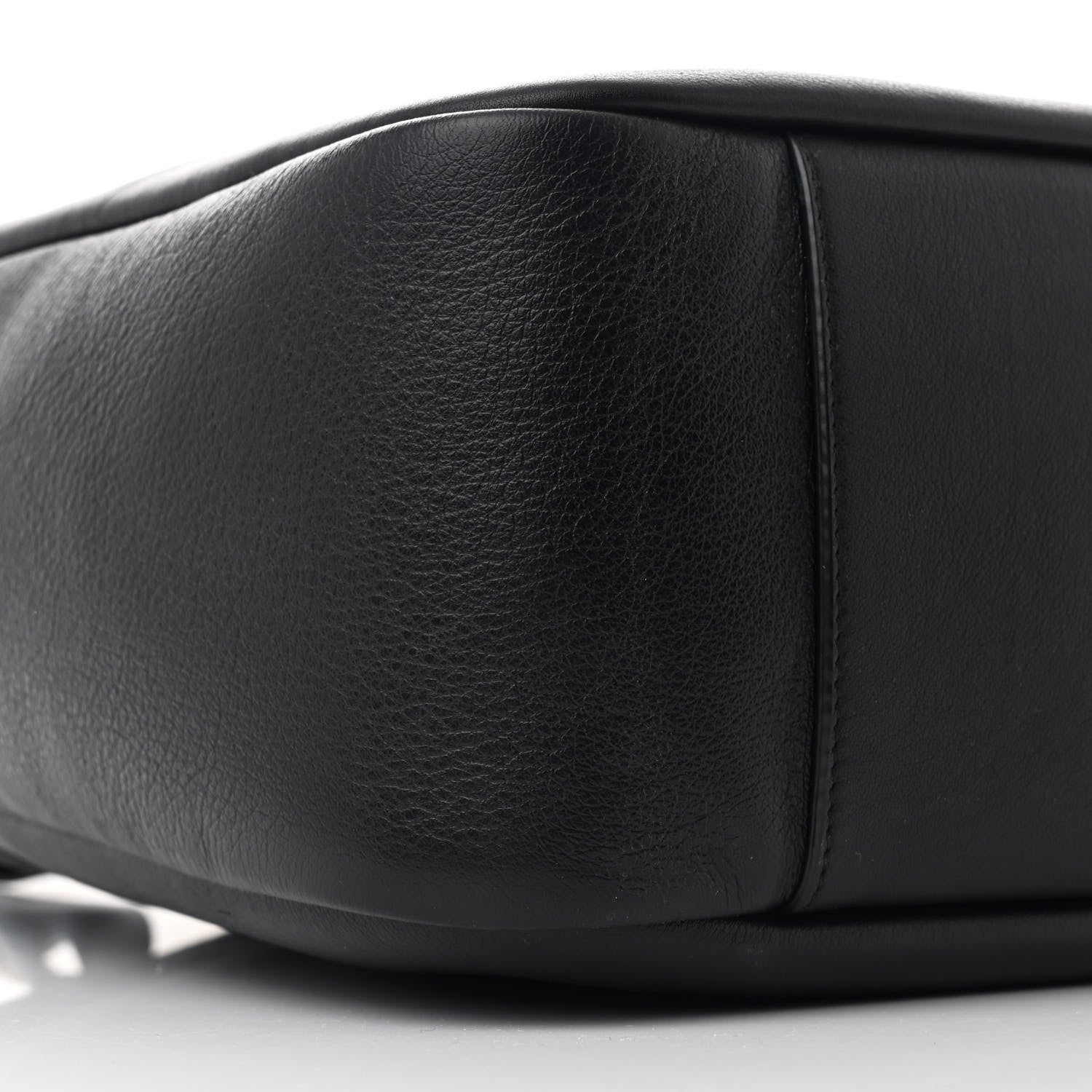 Saint Laurent Smooth Calfskin Large Le 5 A 7 Soft Hobo Black 9 of 10