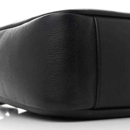 Saint Laurent Smooth Calfskin Large Le 5 A 7 Soft Hobo Black 9 of 10