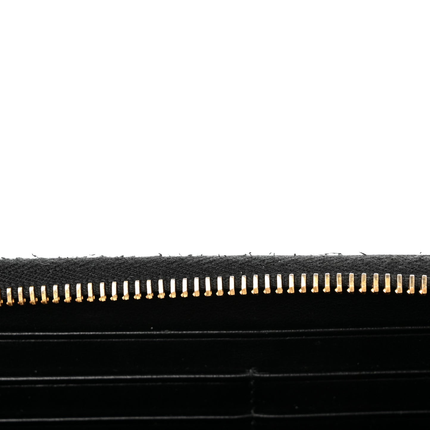 Vitello Move Bow Zip Around Wallet Black