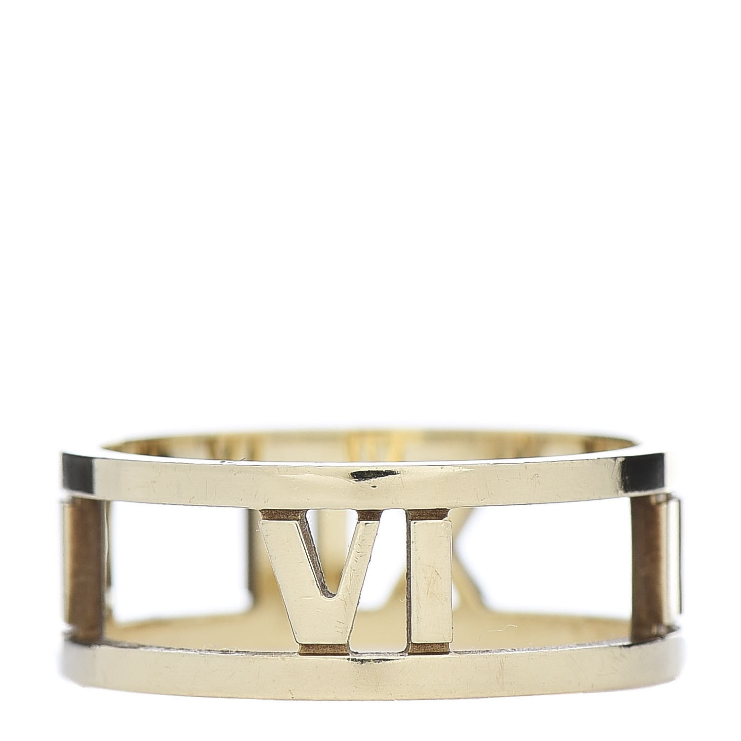 Tiffany 18K Yellow Gold Atlas Open Ring 52 6 3 of 5