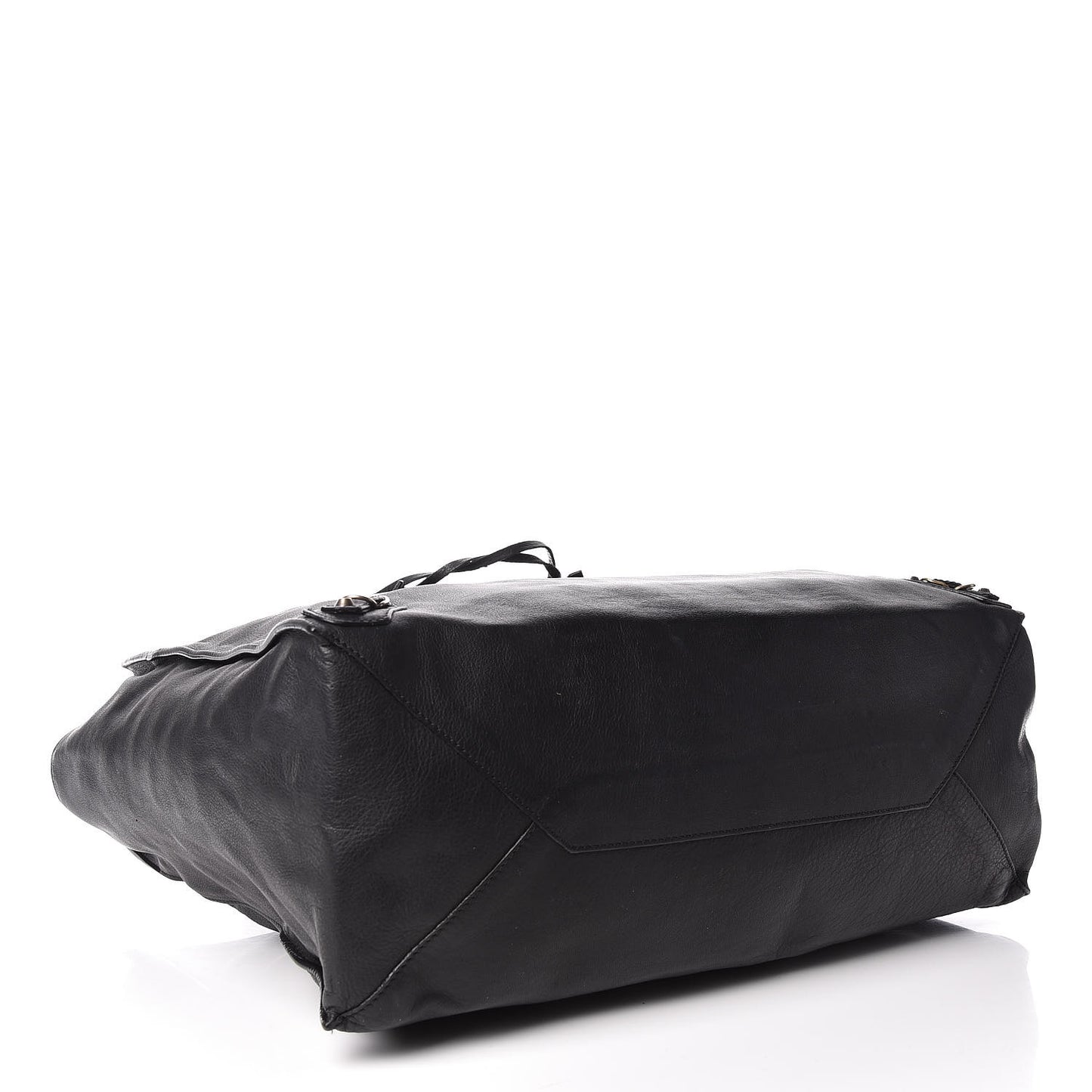 Supple Calfskin Papier A4 Tote Black