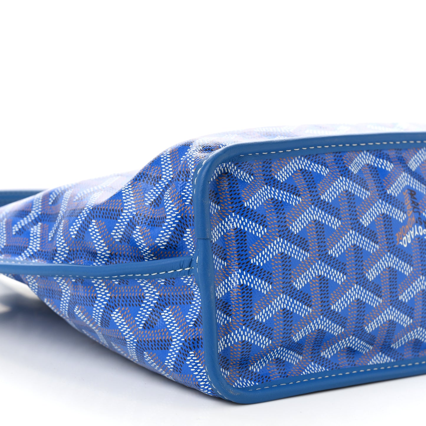 Goyardine Reversible Mini Anjou Sky Blue