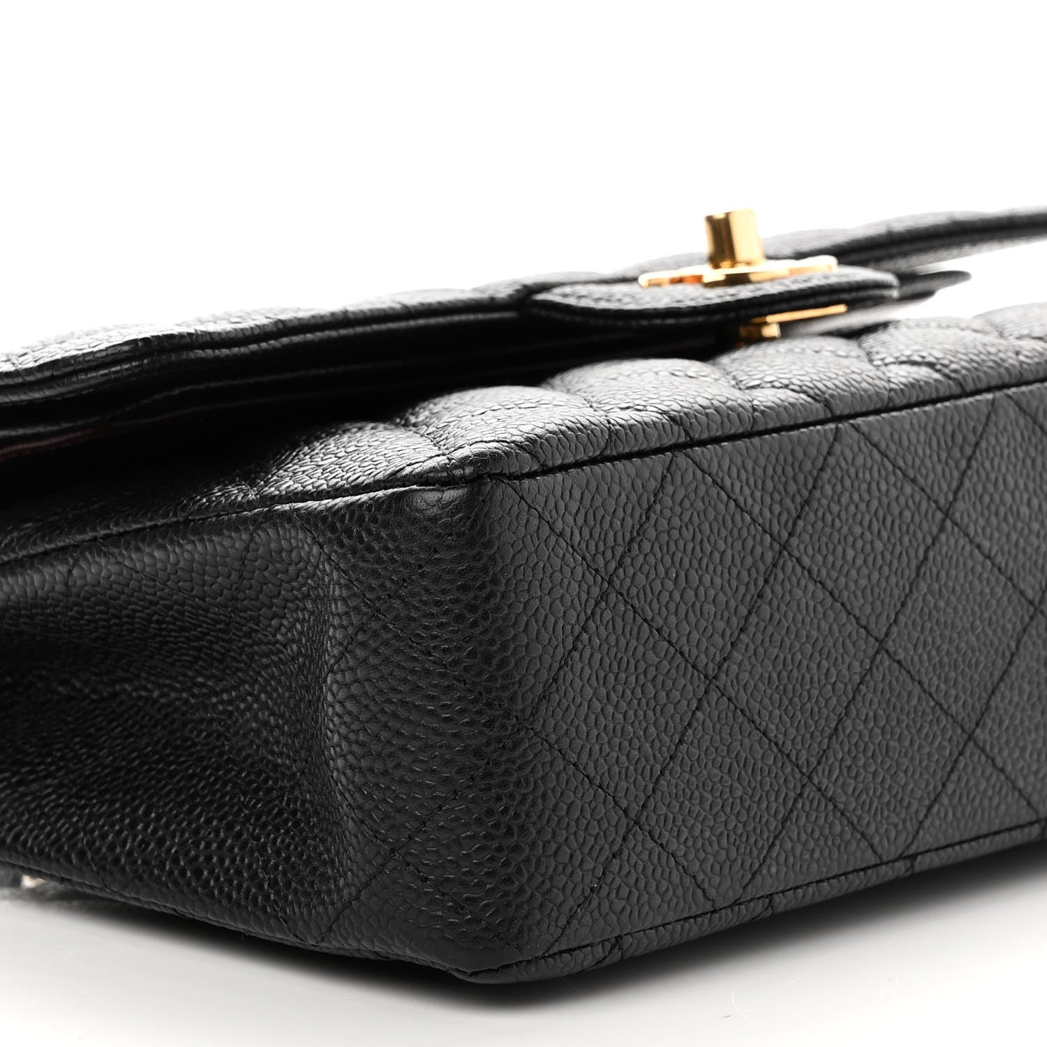 Chanel Caviar Quilted Small Double Flap Black 8 of 9