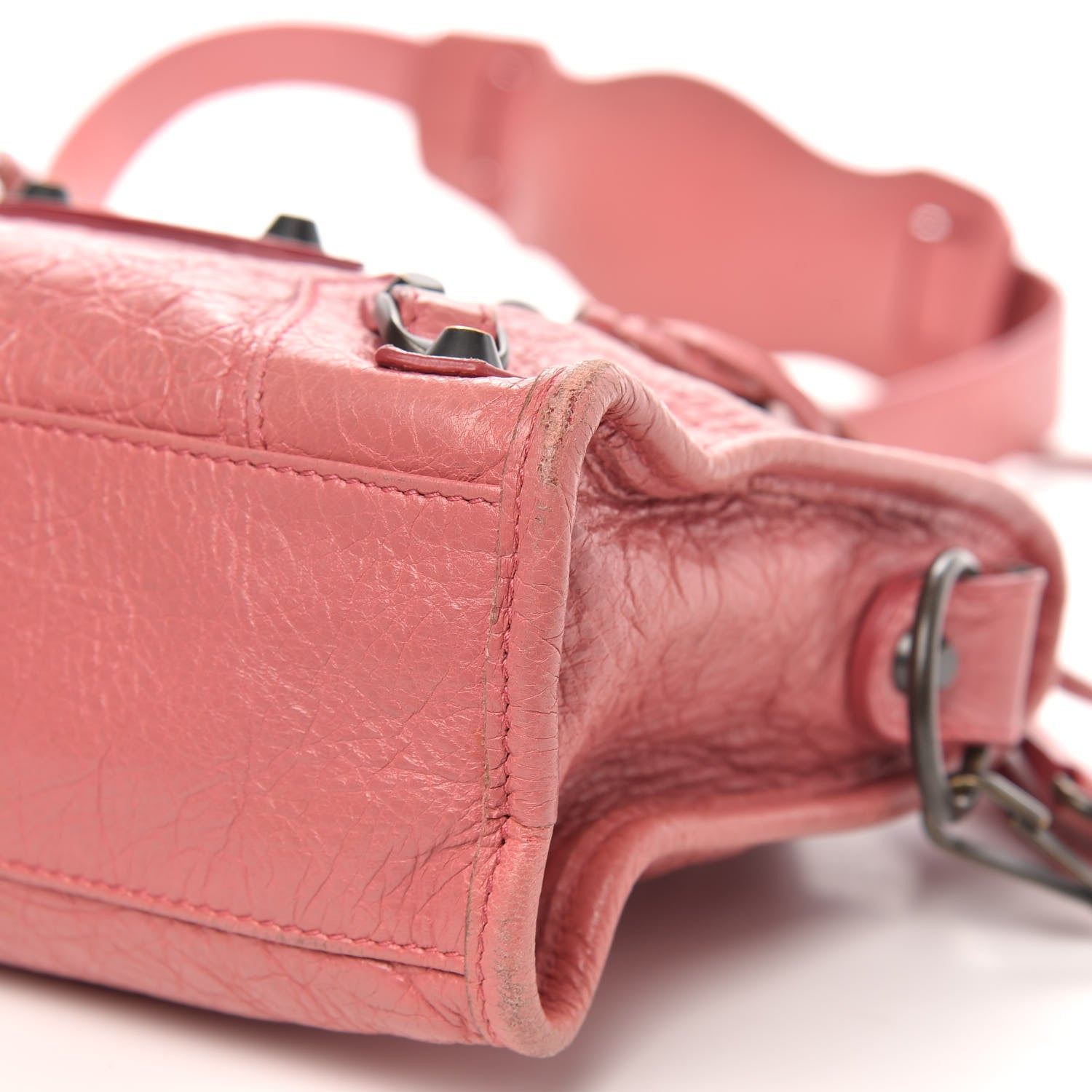 Balenciaga Agneau Classic Hardware Mini City Rose Bombon Raspberry 9 of 20