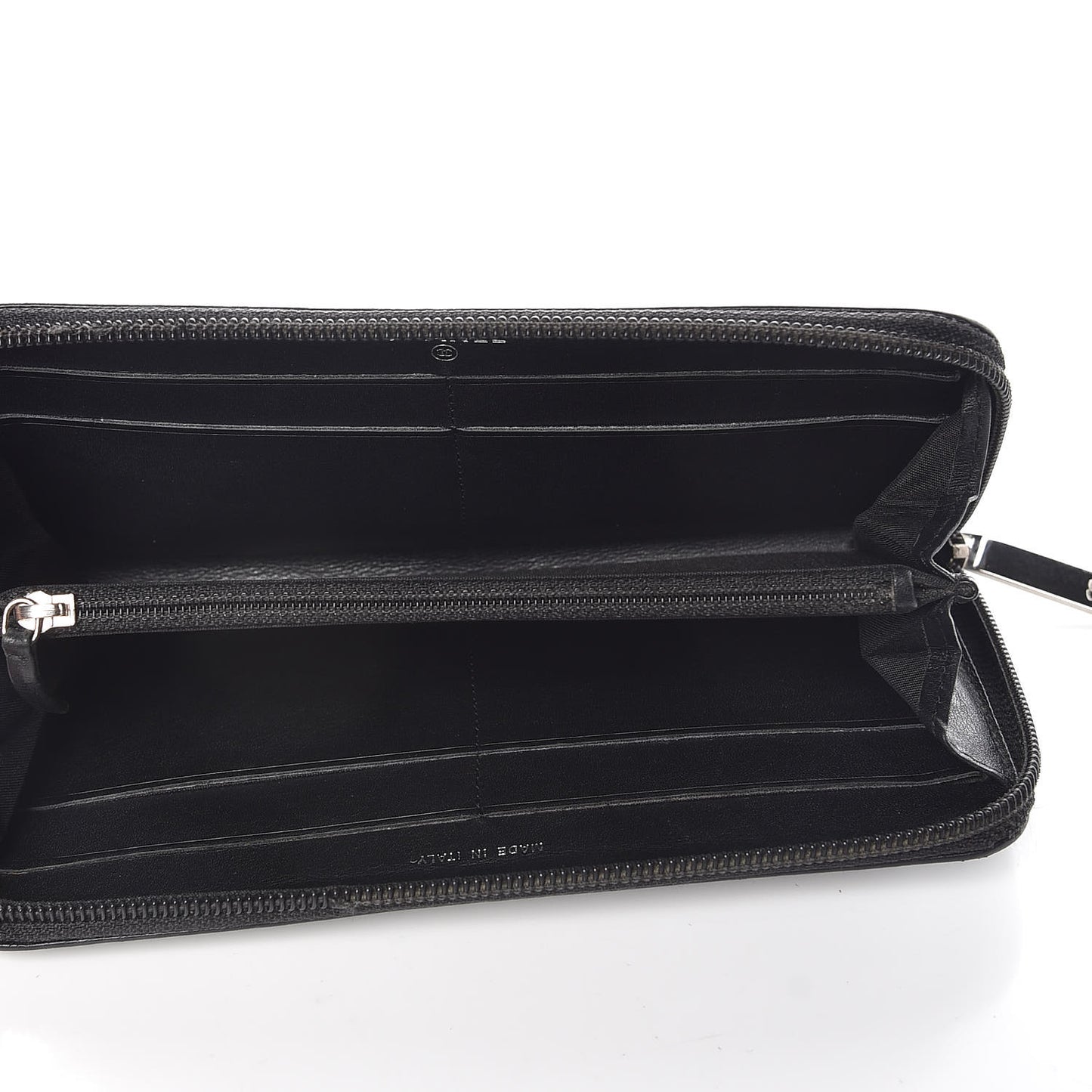 Caviar Timeless CC Zip Around Wallet Black