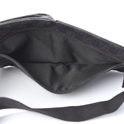 Gucci GG Monogram Double Pocket Belt Bag Black 5 of 12