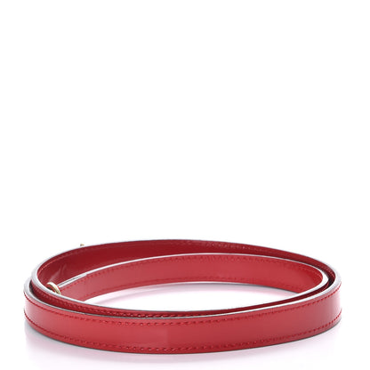 Louis Vuitton Patent 16mm Shoulder Strap Cherry 2 of 5