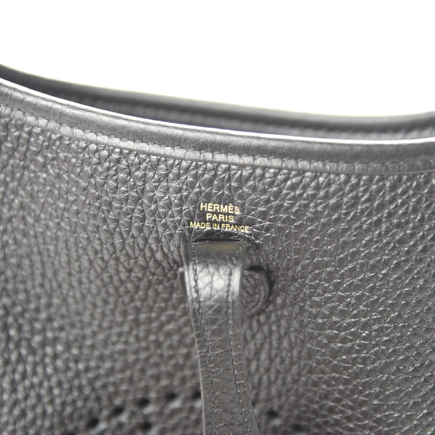Hermes Taurillon Clemence Evelyne TPM Black 8 of 10