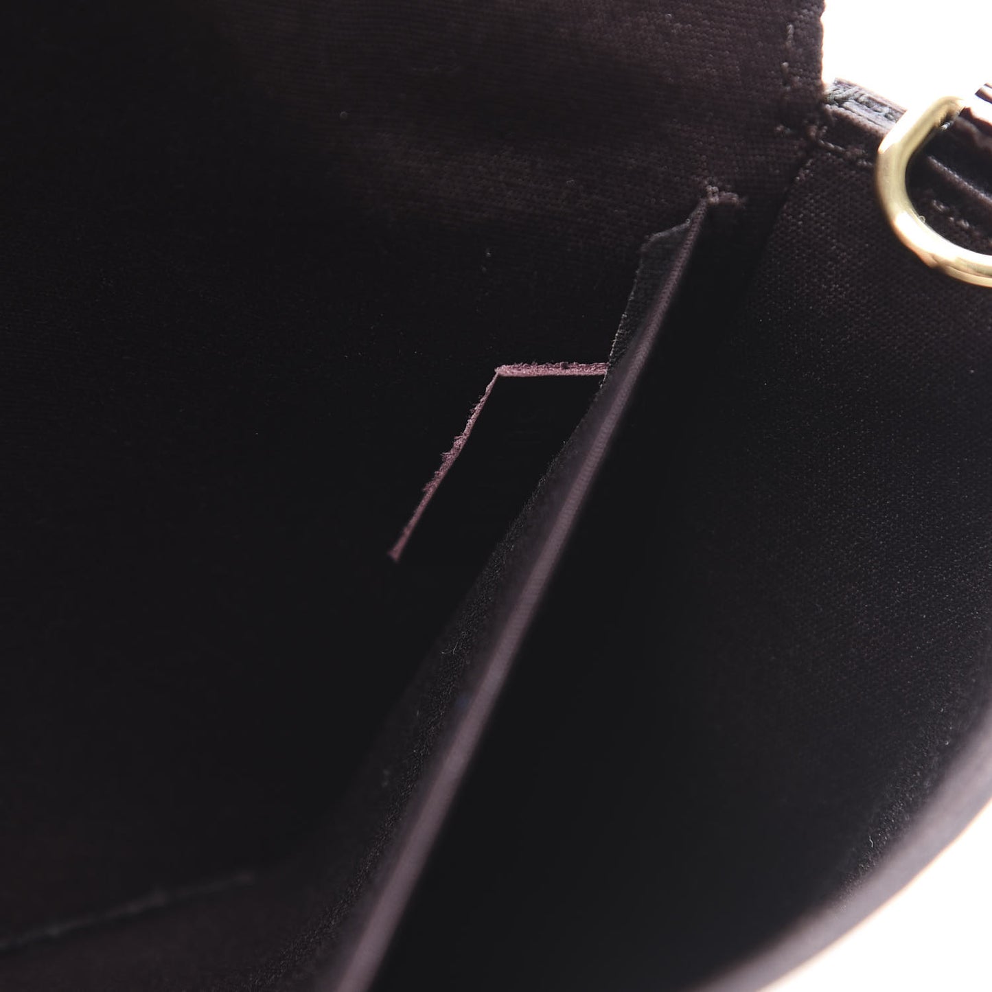 Vernis Pochette Felicie Chain Wallet Amarante