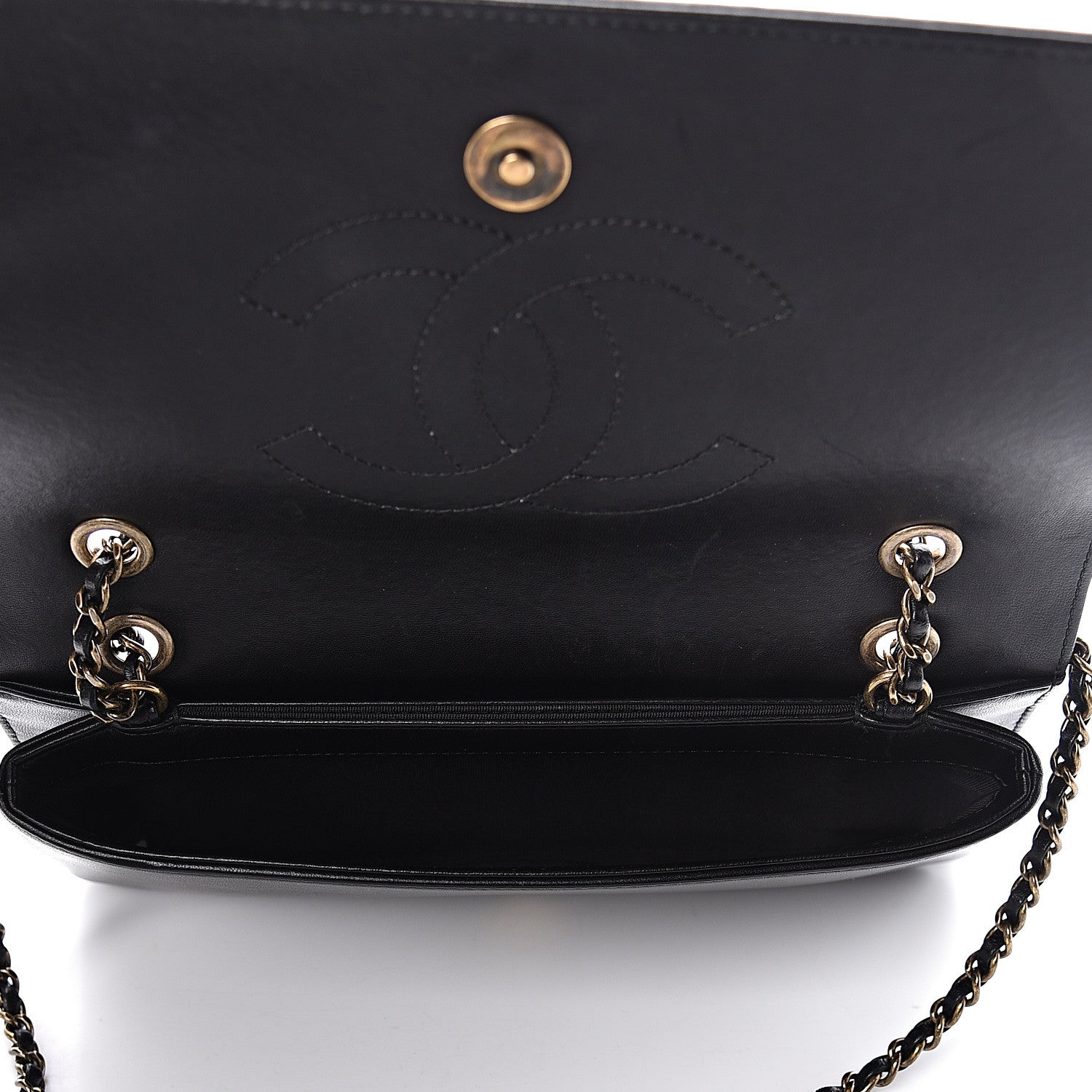 Chanel Lambskin CC Antico Flap Black 5 of 11