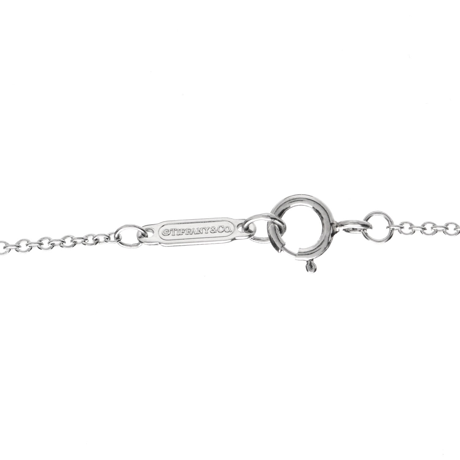 Tiffany Platinum Diamond Tanzanite Pear Shaped Soleste Pendant Necklace 4 of 4