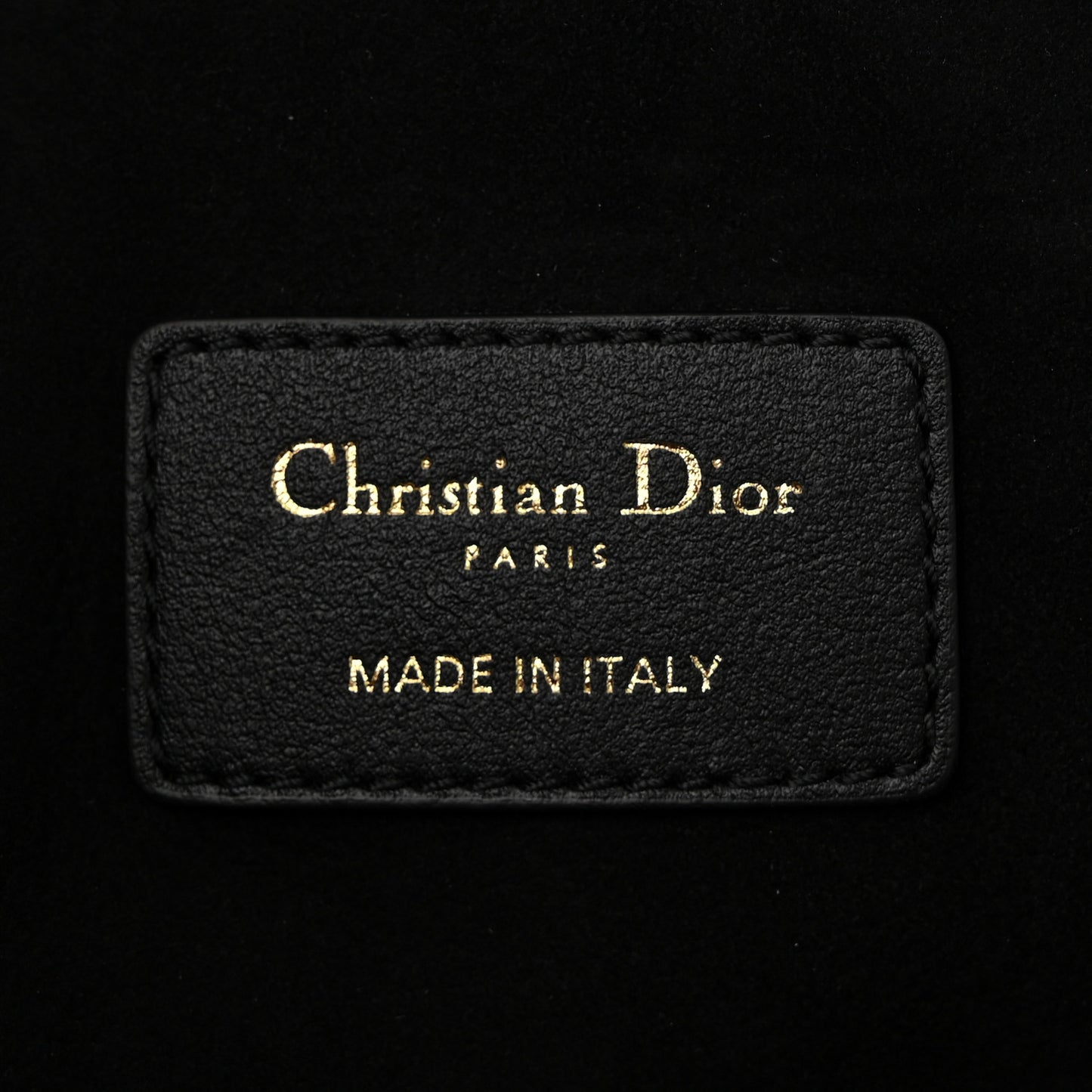 Calfskin Tweed Cannage Medium C'est Chain Bucket Bag Black White