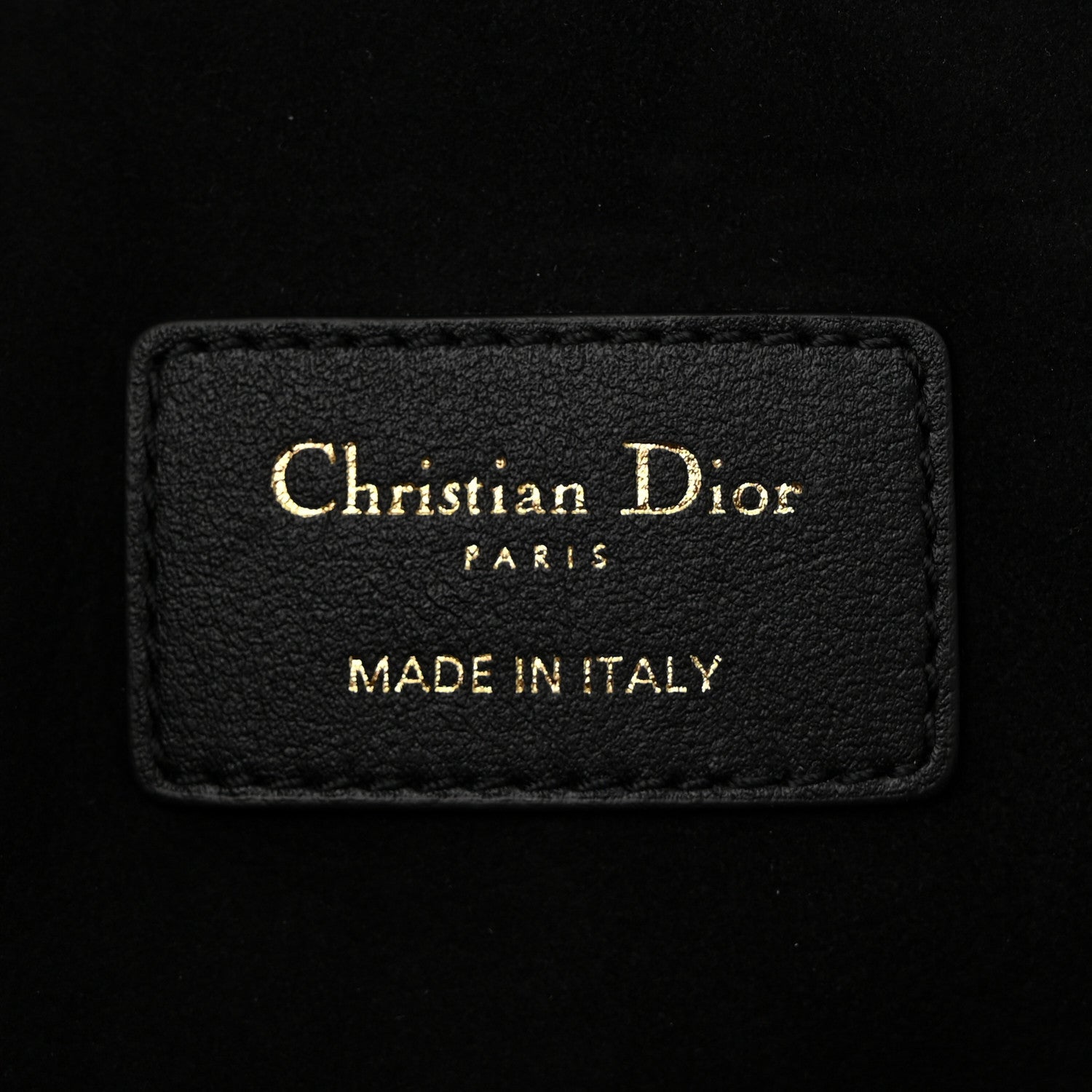 Christian Dior Calfskin Tweed Cannage Medium C'est Chain Bucket Bag Black White 6 of 11