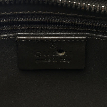 Gucci Satin Calsfkin Bardot Shoulder Bag Grey 6 of 10