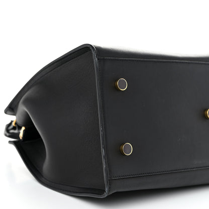 Saint Laurent Smooth Calfskin Small Monogram Cabas Black 9 of 12