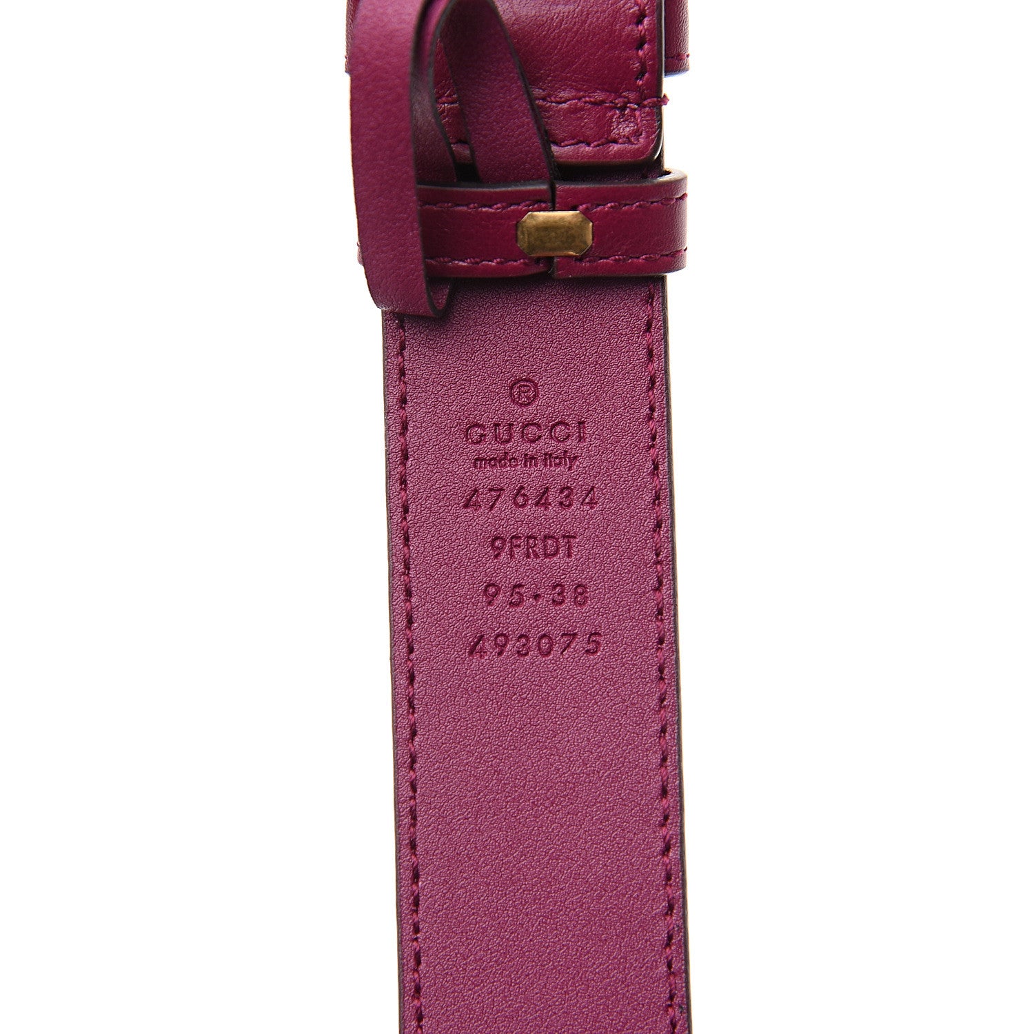 Gucci Velvet Matelasse GG Marmont Belt Bag 95 38 Fuchsia Violet Cyclamen 7 of 11