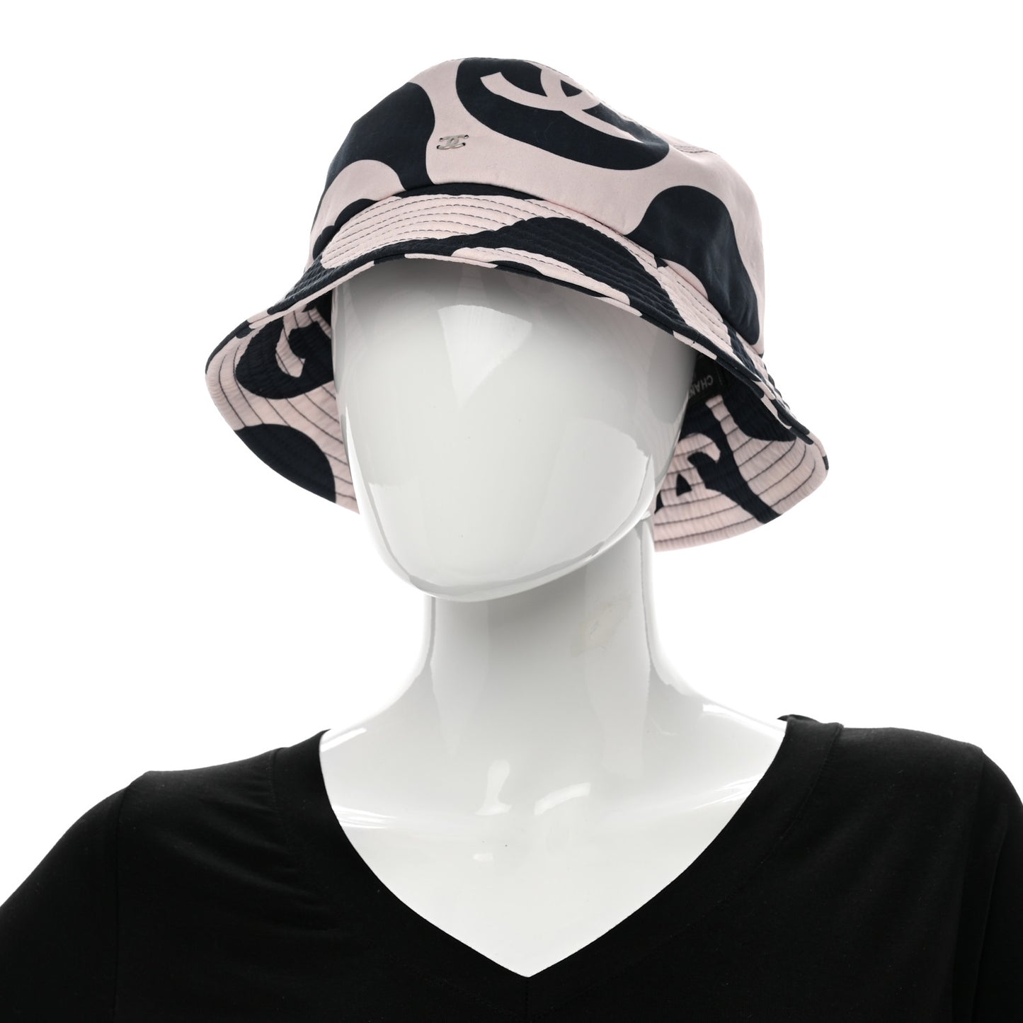 Cotton CC Bucket Hat L Pink Ivory