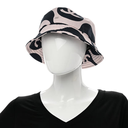 Chanel Cotton CC Bucket Hat L Pink Ivory 3 of 12